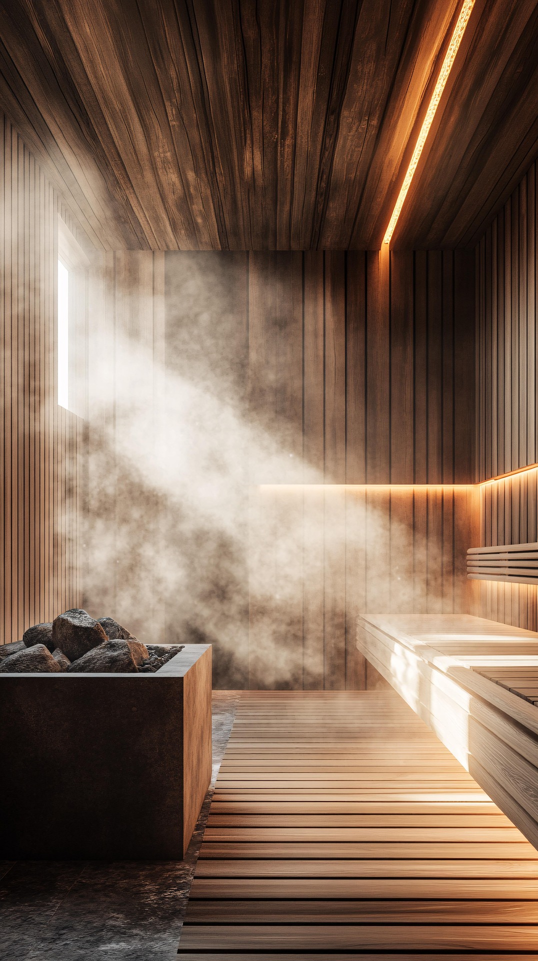 Custom outdoor sauna by KREW Build & Design in DFW